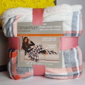 Cuddl Duds Climate Right Velvet Plush 
